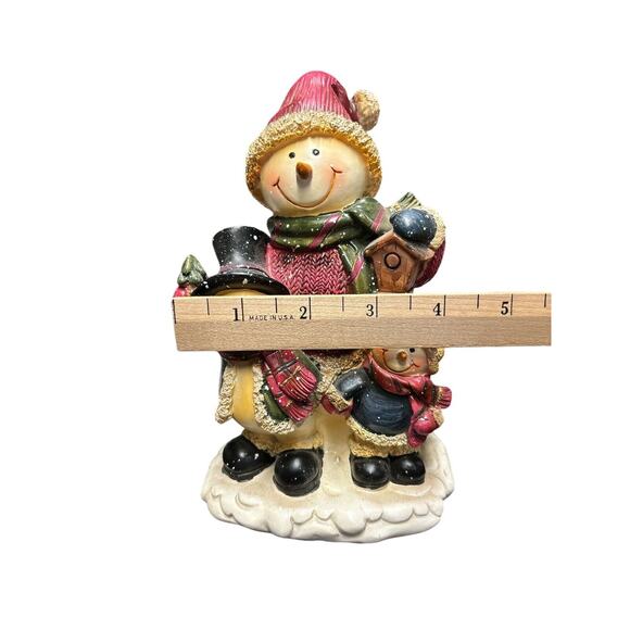 Tii Collections Resin Snowman Family Holiday Christmas Figurine‎ - Picture 5 of 7